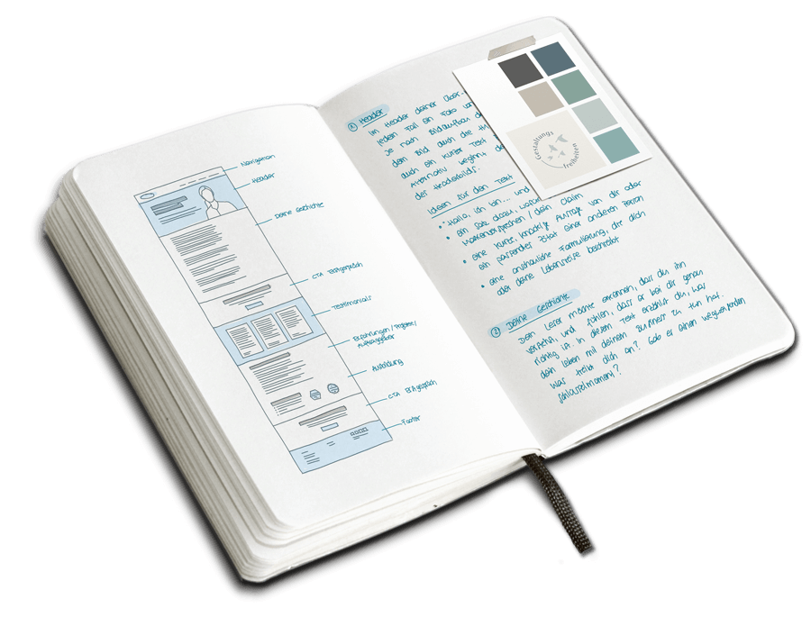 Notizbuch Websitestrategie Notizbuch Websitestrategie