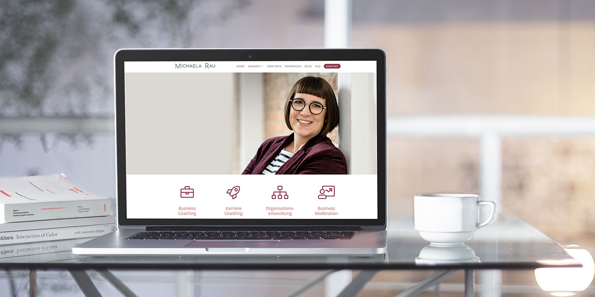 Website für Business Coach Michaela Rau Website für Business Coach Michaela Rau
